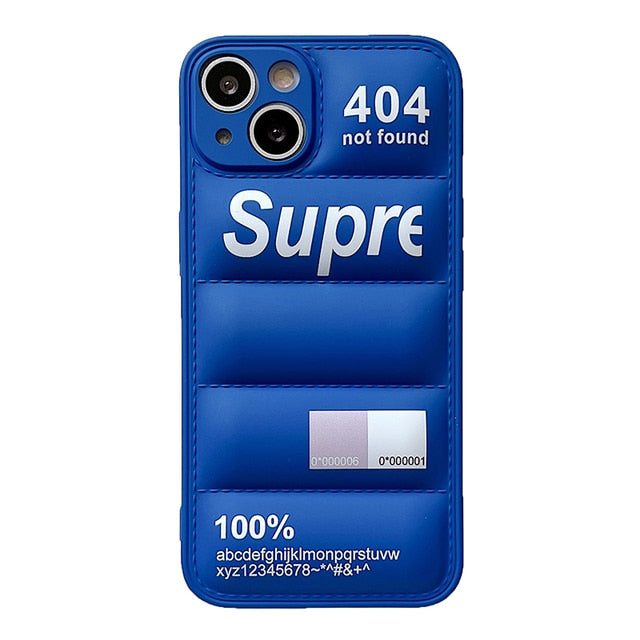 כיסוי נפוח מעוצב איכותי לאייפון - Supreme