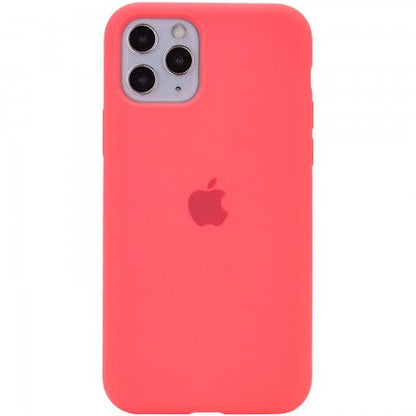 כיסוי סיליקון איכותי לאייפון (ורוד הדר) - iPhone Apple Case