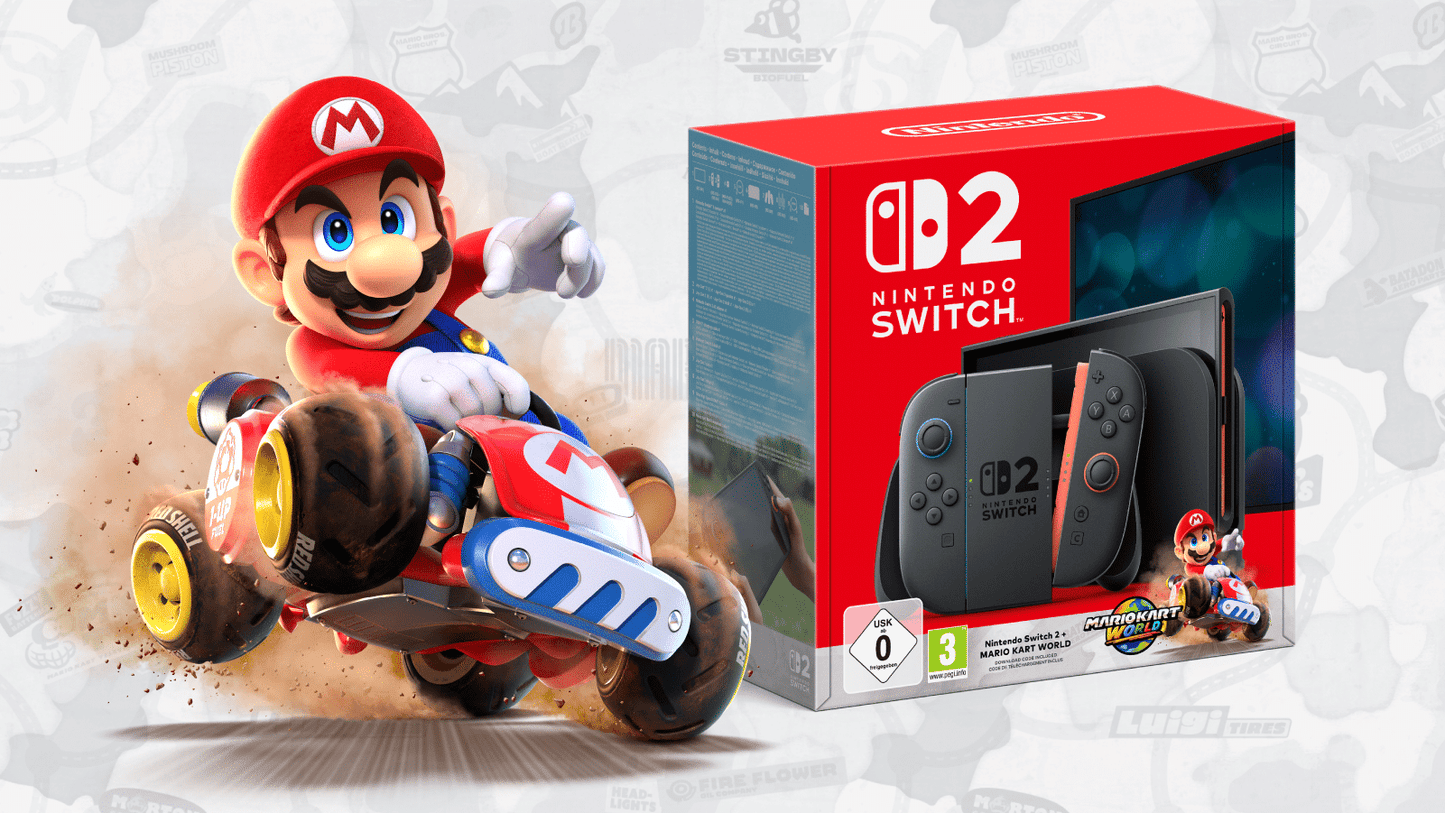 Nintendo Switch 2 כולל משחק Mario Kart World
